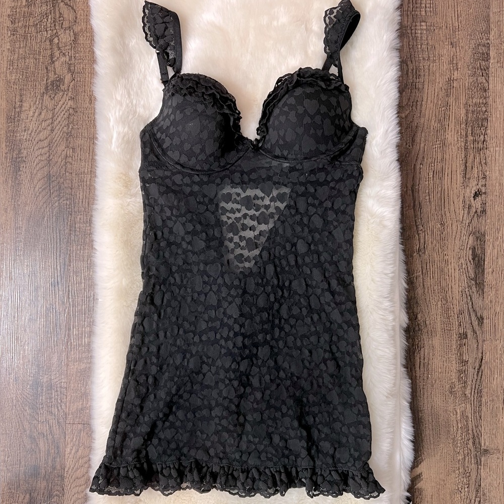 Victoria’s Secret lace nightgown.